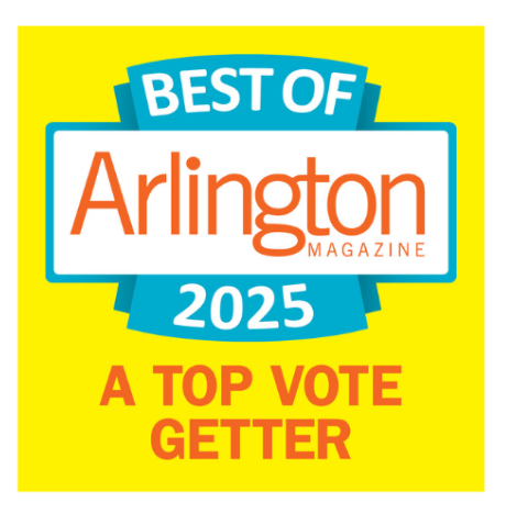 Best of Arlington Magazine 2025 - Top Vote Getter